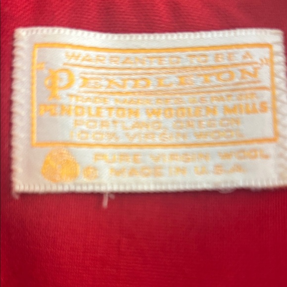 Vintage Pendleton Bold Red Double-Breasted Blazer - Picture 2 of 8